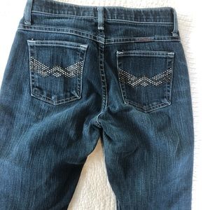 Q-Baby Wrangler boot cut western riding jeans